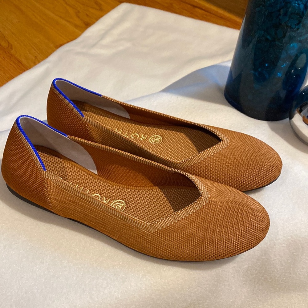 Rothy’s- Tan Worn Once.  9.5